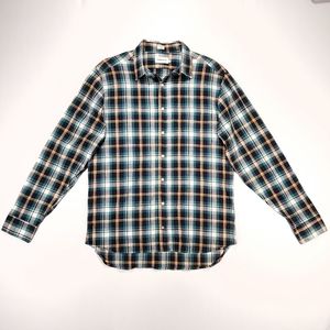 Taylor Stitch Long Sleeve Plaid Button Down Shirt Mens Size XL 44 Great Cond